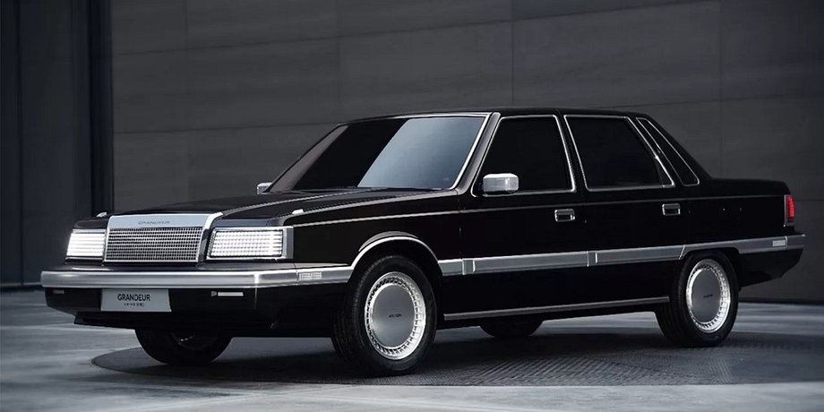 Hyundai Grandeur Heritage Series, Hyundai Grandeur, електромобіль Hyundai Grandeur, Hyundai Grandeur 1986