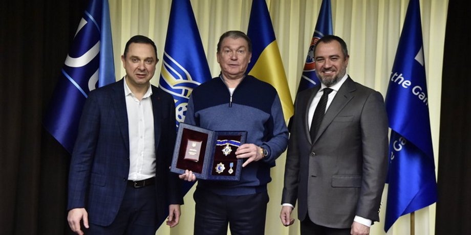 Вадим Гутцайт, Олег Блохин, Андрей Павелко, Правительственная награда, Ярослав Мудрый, Орден