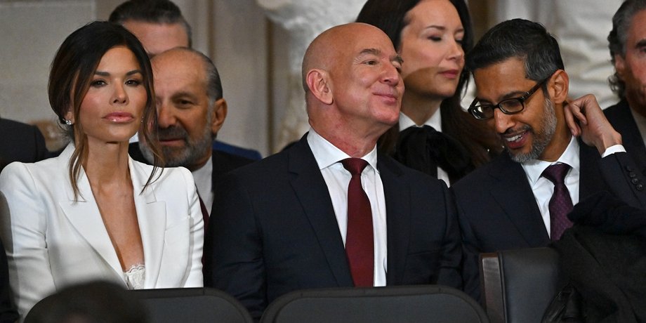 Лорен Санчес, Джефф Безос, інавгурація Трампа