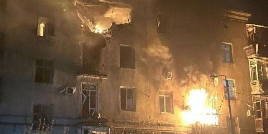 "Шахед" попал в жилой дом Краматорска