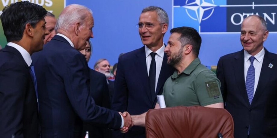 Зеленский, Байден, НАТО