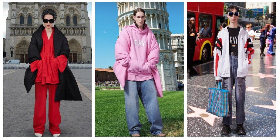 Balenciaga, осенняя коллекция, показ
