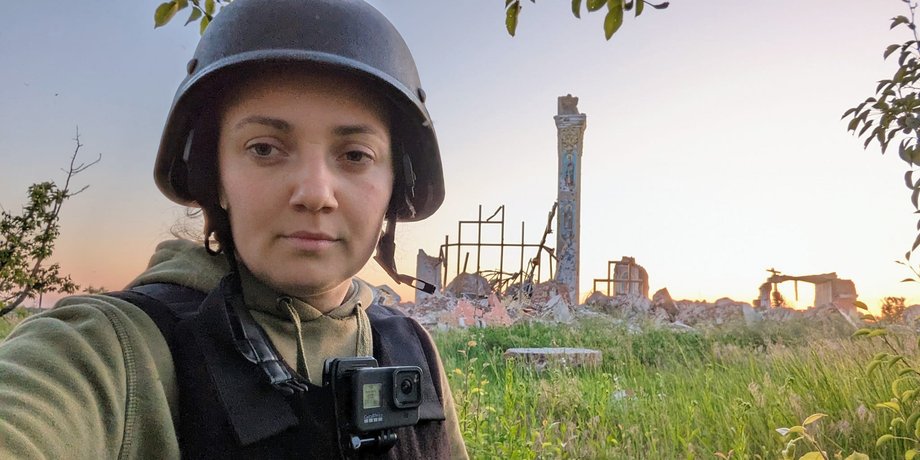 Анна Калюжна, воєнкор, журналістка, ЗМІ