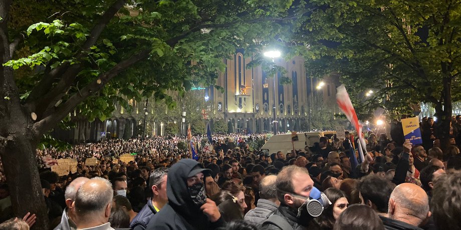 Грузія, протести, мітинг, закон про іноагентів, бунт, масові протести, поліція