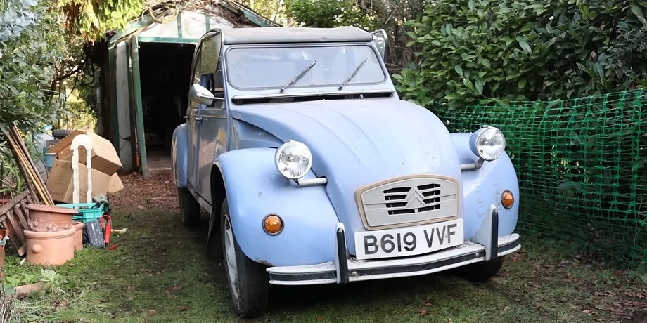 Citroen 2CV, Citroen 2CV 1985, двигун Citroen 2CV, капсула часу