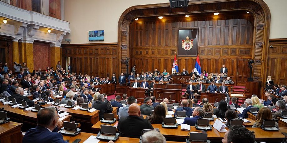 парламент Сербии, санкции против РФ, Сербия, Александр Вучич, антироссийские санкции, война РФ против Украины