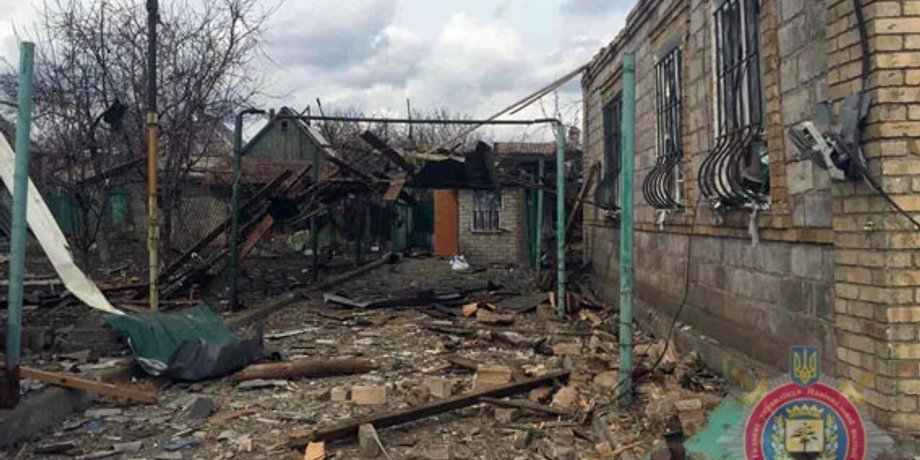 Результаты обстрела Авдеевки / Фото: dn.npu.gov.ua