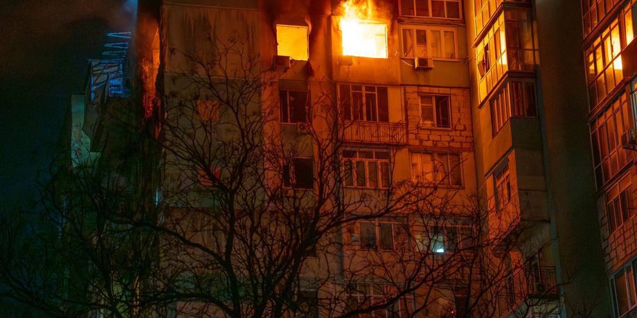 Последствия обстрела Одессы 1 мая