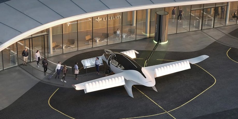 Lilium eVTOL, электросамолет