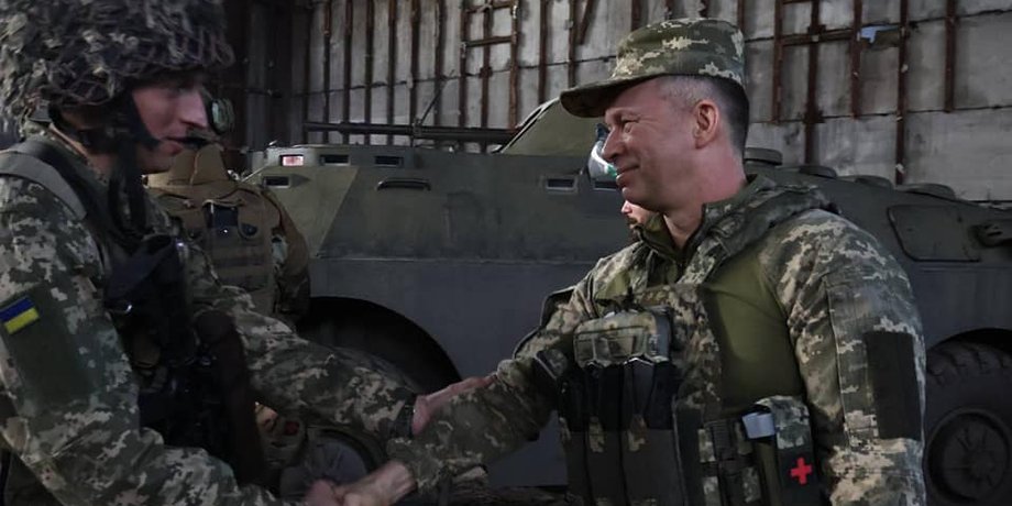сырский об обороне бахмута
