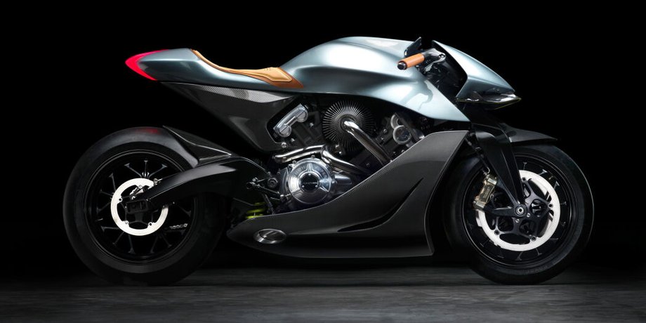 Фото: Aston Martin Brough Superior AMB 001 motorcycle