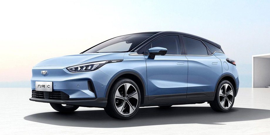 Geely Geometry C, новый Geely Geometry C, электромобиль Geely, кроссовер Geely, электрокар Geely