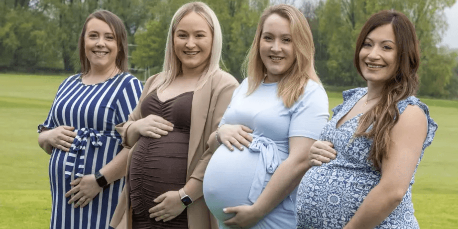 Вагітні жінки, вагітні дівчата, сестри, сім'я, вагітність,