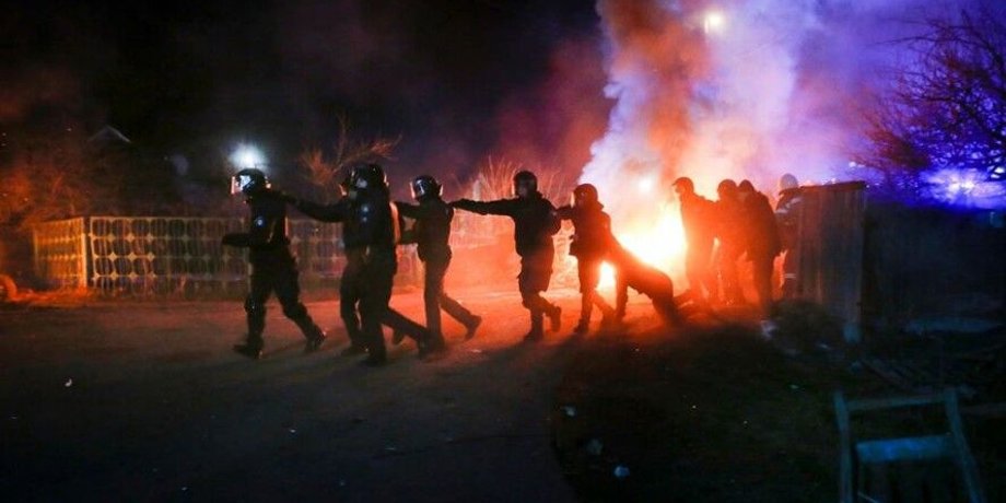 Новые Санжары, полиция, протесты, приговор