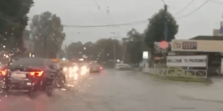 Ураган во Львове
