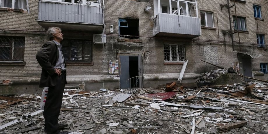 Обстрел Авдеевки / Фото: http://dumka.org.ua/