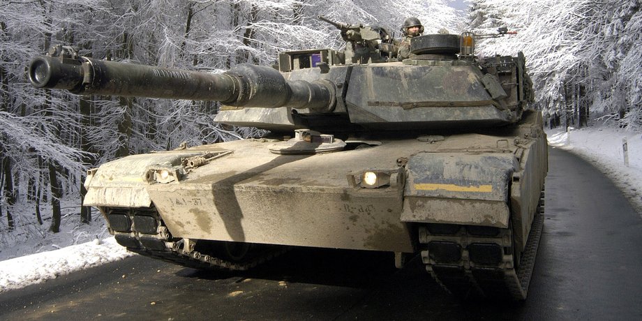 Танк Abrams m1, фото