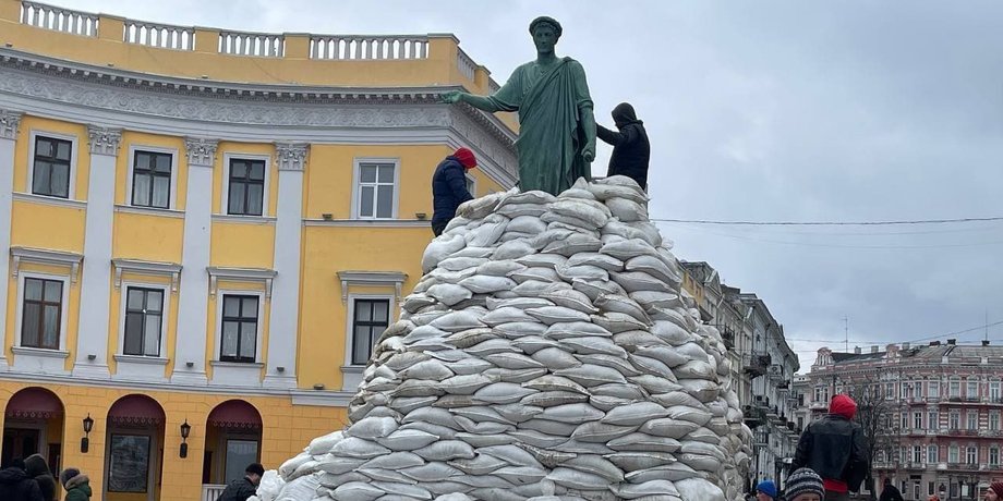 дюк ришелье, одесса, война в украине, атака на одессу