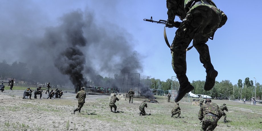 Военные учения / Фото: Пресс-служба Кабмина