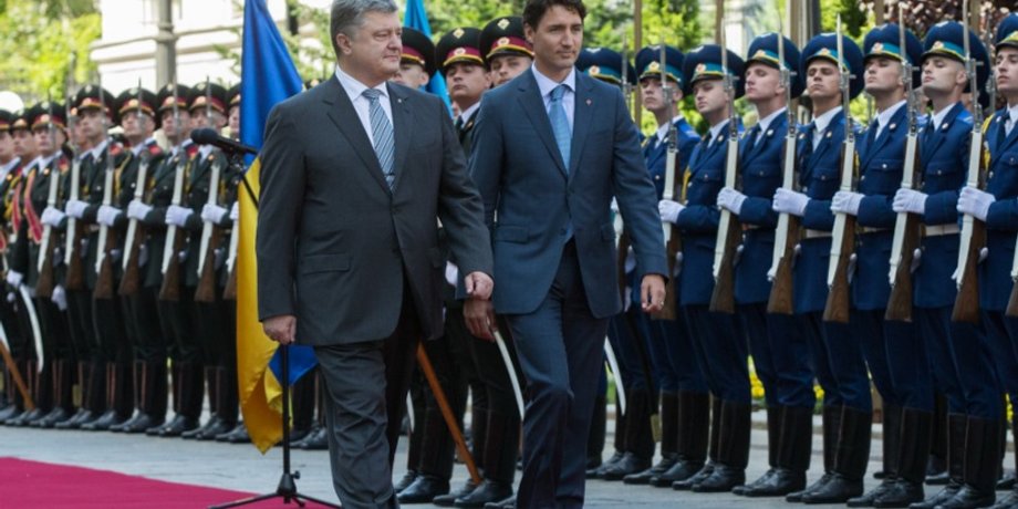 Петр Порошенко и Джастин Трюдо / Фото: Пресс-служба президента