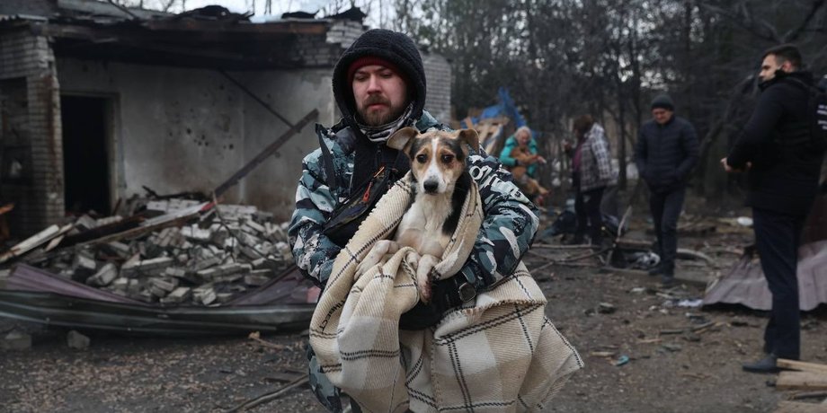 руйнування притулку у Запоріжжі 6 лютого