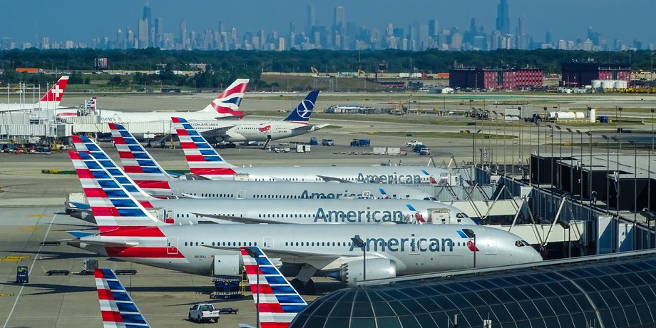 American Airlines, самолет