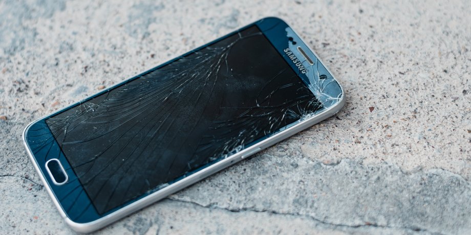 Samsung, смартфон, телефон, зламаний, екран