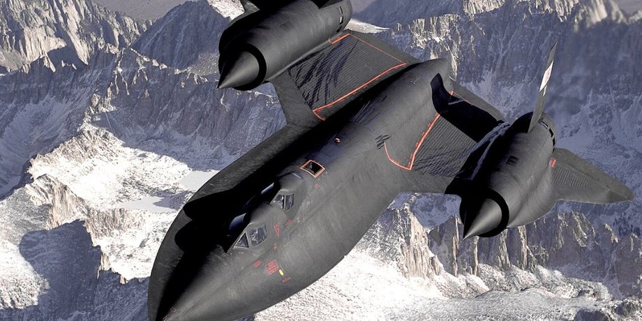 SR-71 Blackbird у небі