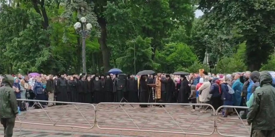 УПЦ, Верховная Рада, митинг