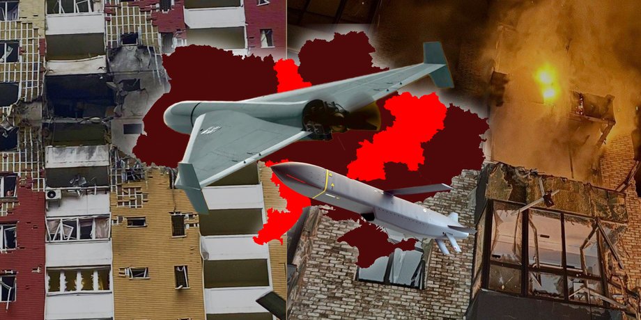 балістичні ракети Україна, атака дронів Україна, що відомо про обстріл 16 квітня, новини Україна обстріли квітень