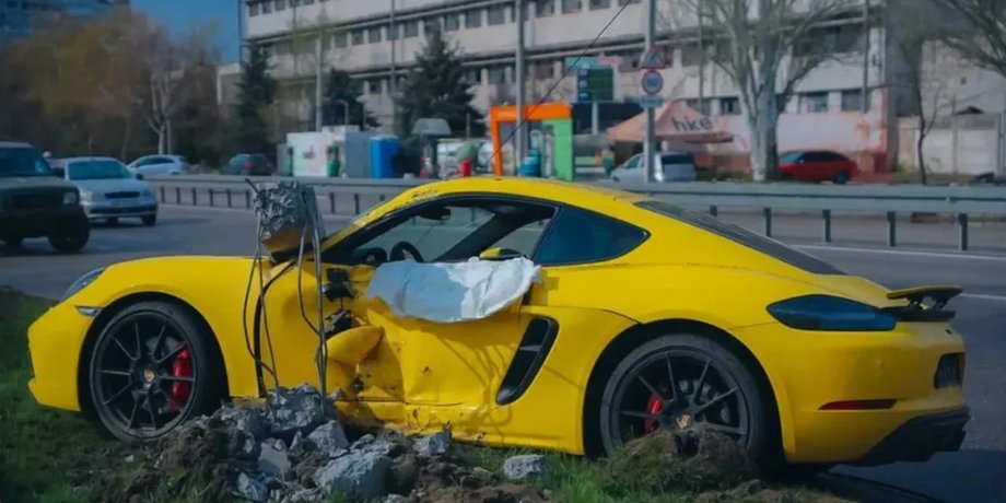 дтп порше днепр, ДТП в Днепре, Porsche 718 Cayman, Porsche Cayman, спорткар Porsche, Porsche 718