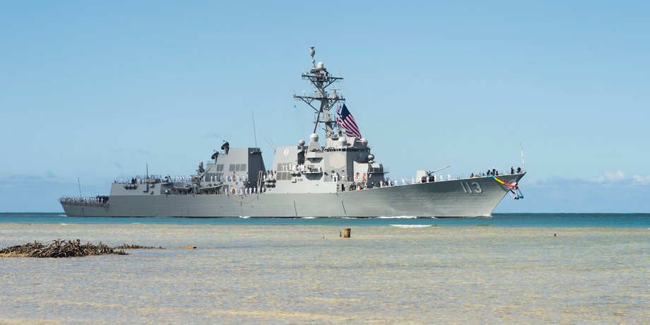 Эсминец John Finn / Фото: twitter.com/USNavy