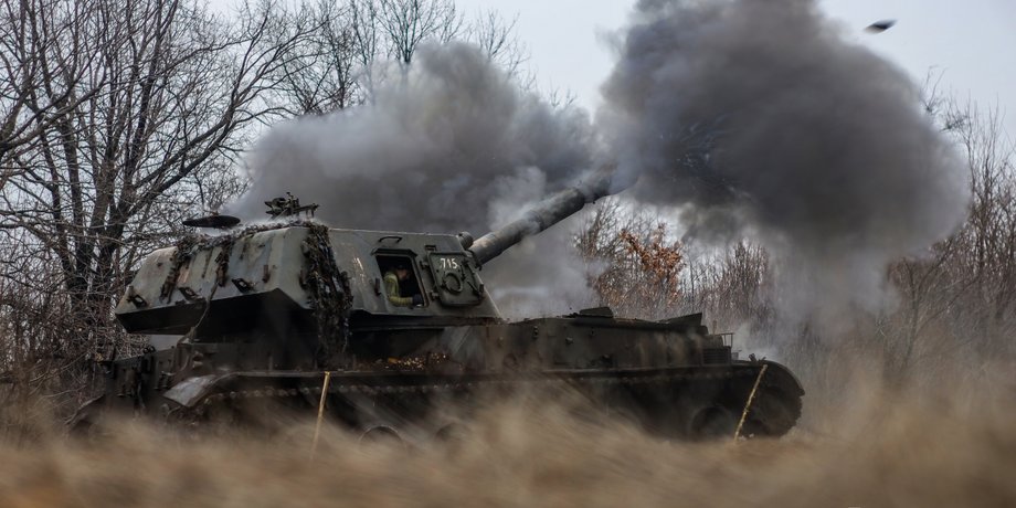 украинская артиллерия