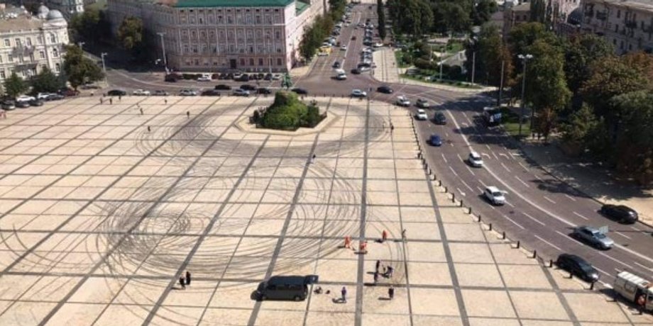 Дрифт на Софиевской площади, дрифтеры