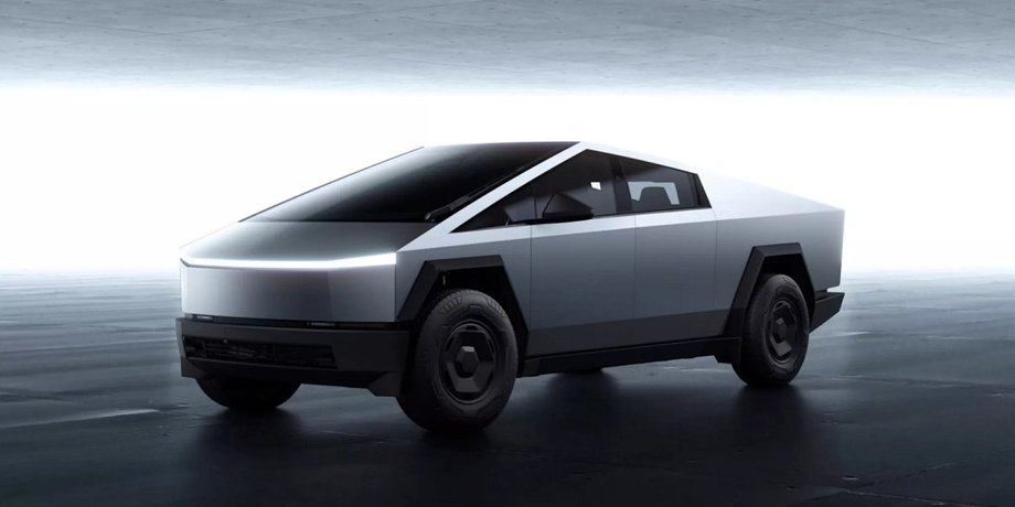 Tesla Cybertruck Long Range, Tesla Cybertruck, новая Tesla Cybertruck, пикап Tesla Cybertruck, электромобиль Tesla