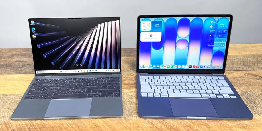 Ноутбук Dell XPS 13 и MacBook Neo