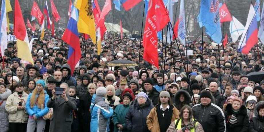 Сепаратистский митинг в Одессе, весна 2014-го / Фото: my-life.ua