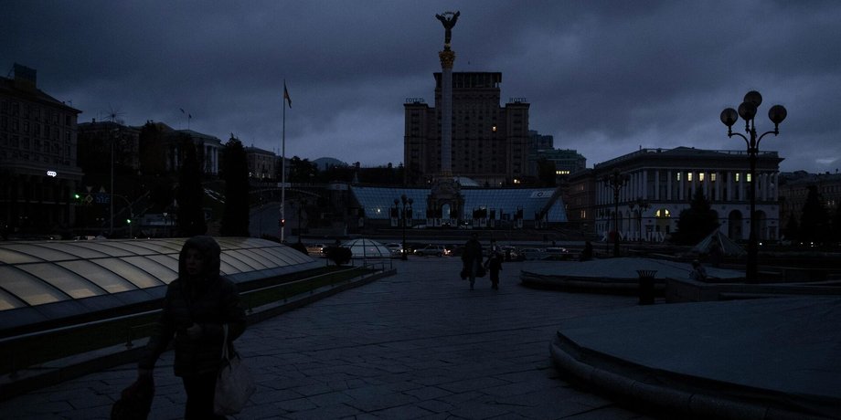 блекаут, київ, майдан незалежності