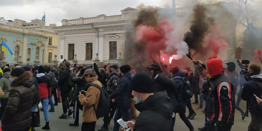 Стерненко, Киев, акция протеста, 27 февраля,
