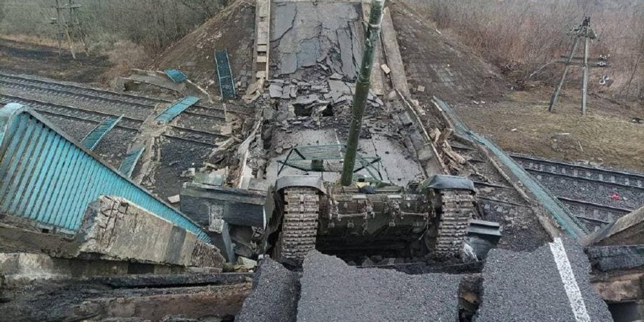 Николаев мост область оккупанты танк подрыв обстрелы боевые действия