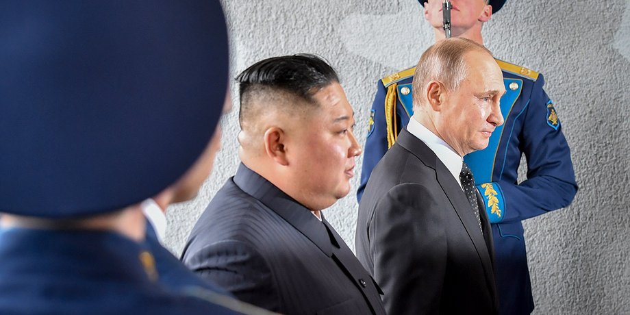 Ким Чен Ын и Владимир Путин