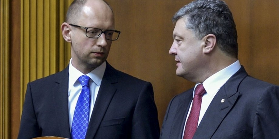 Арсений Яценюк и Петр Порошенко / Фото из открытых источников