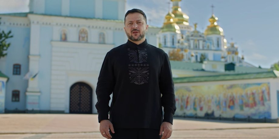 фото президента Украины Владимира Зеленского 24 августа