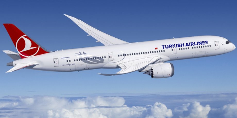 отмена полетов над украиной, рейс Turkish Airlines, турецкие авиалинии