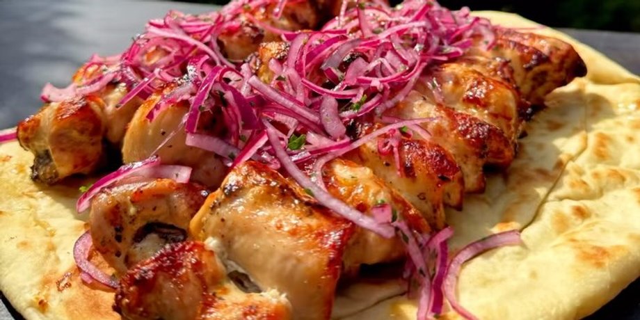 куриный шашлык, рецепт куриного шашлыка