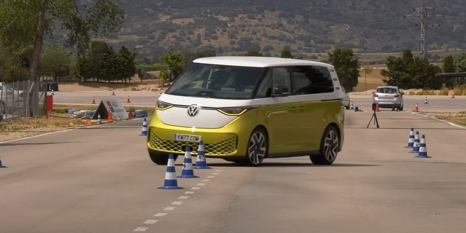 Volkswagen, Volkswagen ID. Buzz, Лосиний тест, Керованість, Експерти, Випробування, Відео, Фото, Авто, Автомобілі