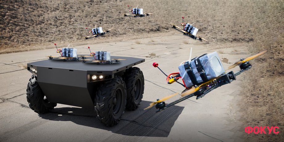 Ratel M, наземный дрон, FPV-дроны, БПЛА