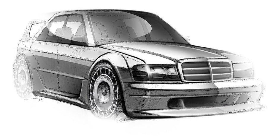 Mercedes, Mercedes-Benz, Mercedes-Benz 190E, Авто, Автомобили, Седан, HWA EVO, Фото
