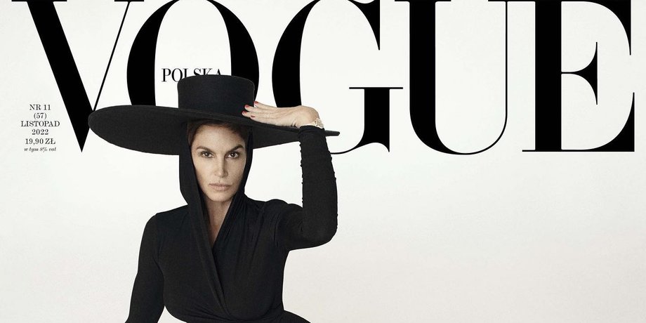 Синди Кроуфорд, обложка журнала, Vogue