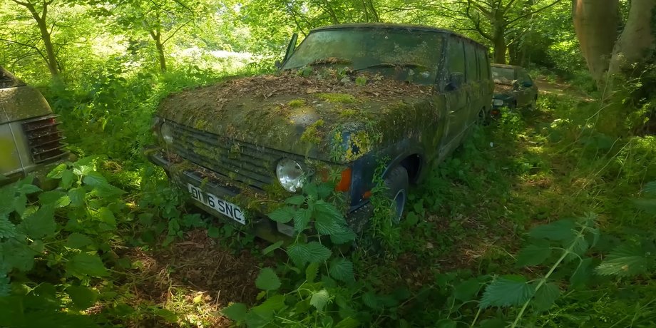 Land Rover, Range Rover, Авто, Автомобили, Внедорожник, Видео, Заброшенные авто, Блогеры, Лес